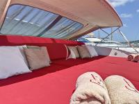 FIGI yacht charter: Bimini on Bow