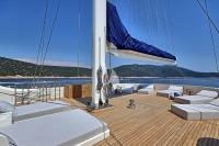 MEIRA yacht charter: Meira top deck aft