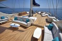 MEIRA yacht charter: Meira top deck aft