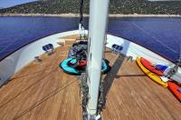 MEIRA yacht charter: Meira main deck foredeck water toys