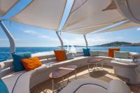 LUISA yacht charter: AFT DECK LOUNGE AREA