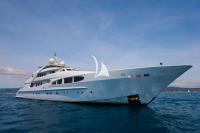 LUISA yacht charter: MY LUISA AT ANCHOR