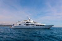 LUISA yacht charter: MY LUISA AT ANCHOR