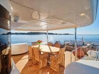 BEST-OFF yacht charter: Bridge Deck Dining