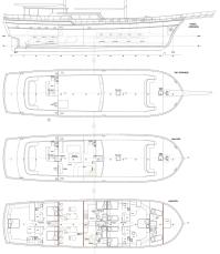 QUESTA-VITA yacht charter: General plan