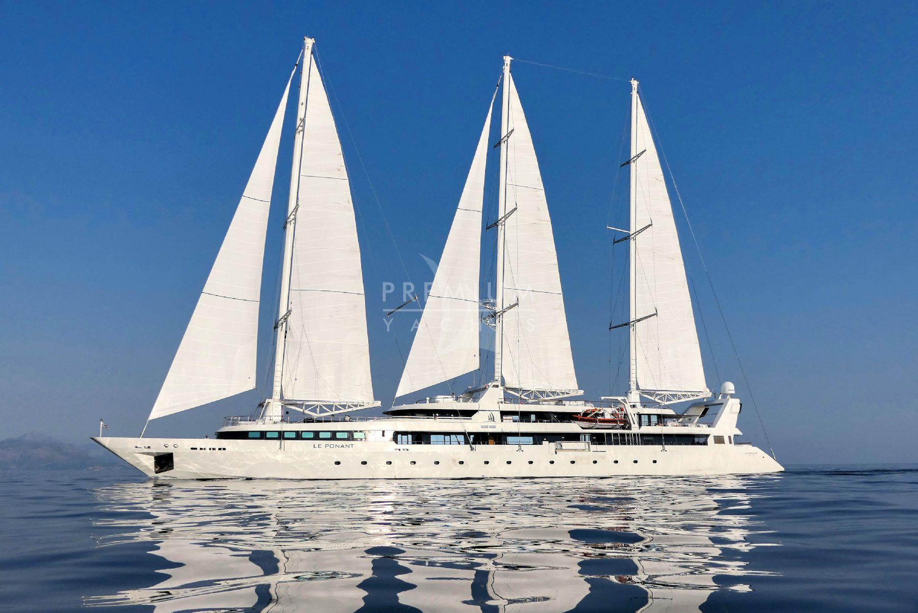LE PONANT | 84.33m luxury sailing-yacht for charter | Premium Yachts