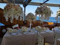 CHRISTINA-O yacht charter: wedding onboard