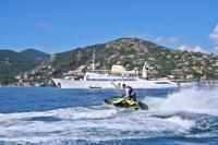 CHRISTINA-O yacht charter: Water sports action