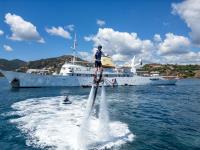 CHRISTINA-O yacht charter: Water sports action