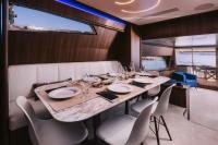 OXYGEN-8 yacht charter: Sallon and Dining Area